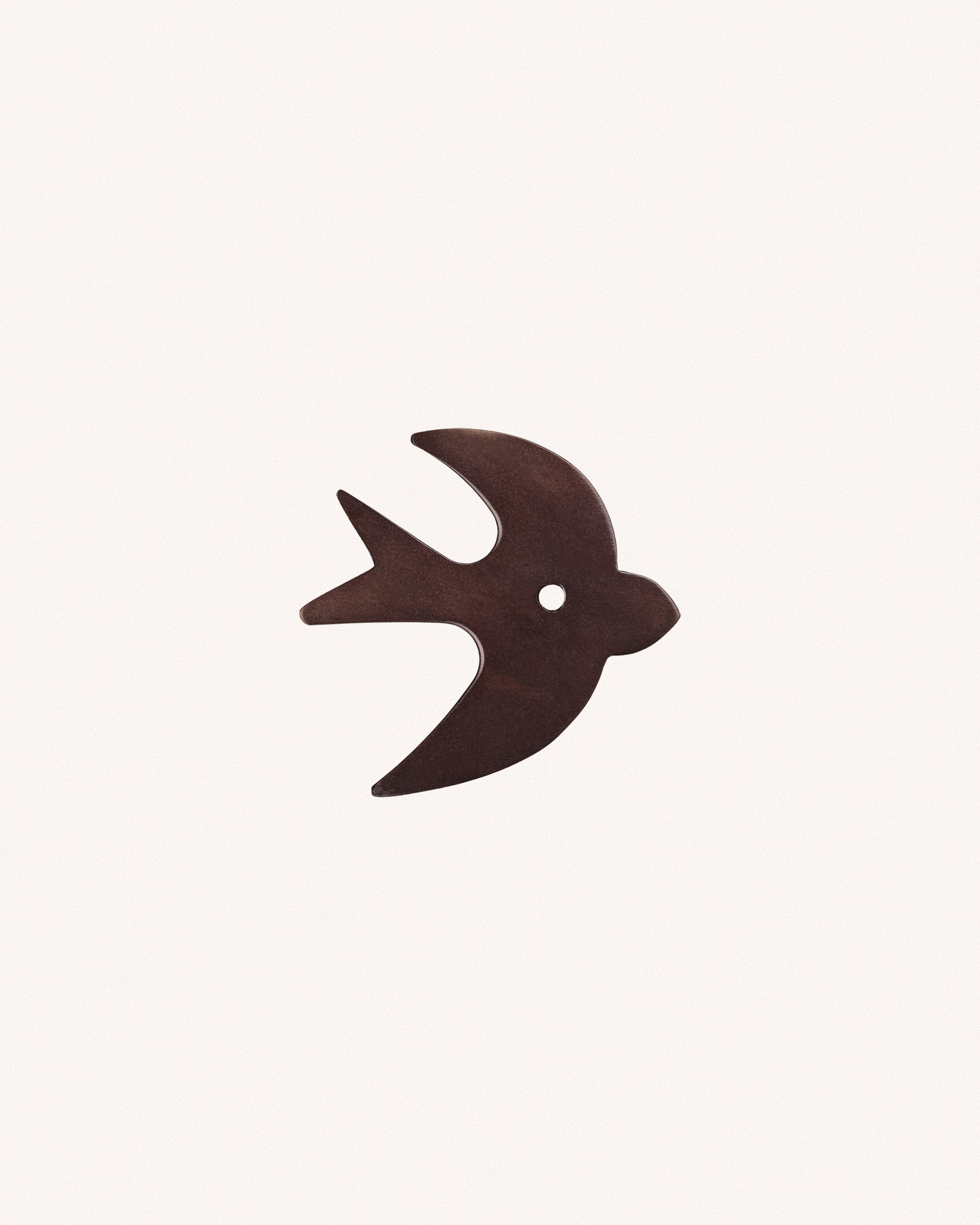 Bird Backplate, Blackened Bronze