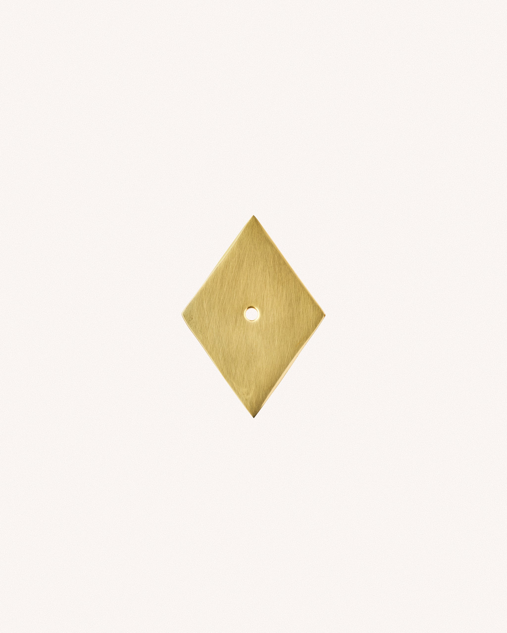 Diamond Backplate, Aged Brass