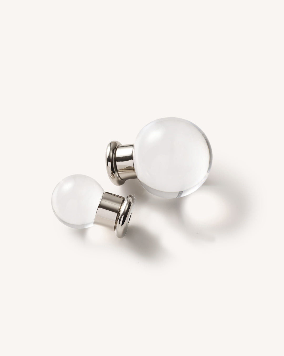 Clear Nickel Knob