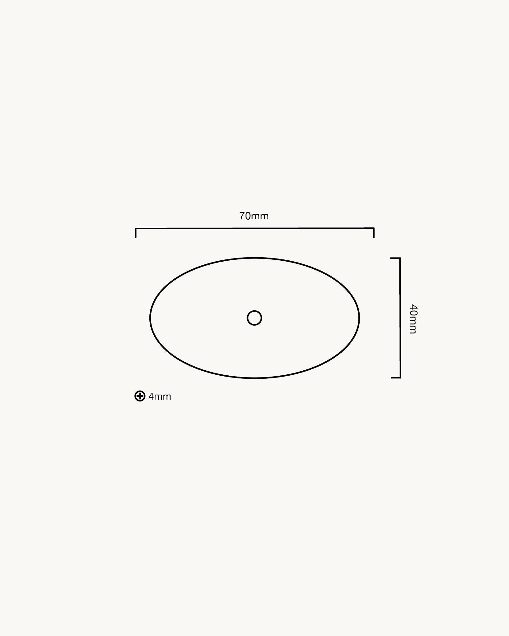 Oval Backplate, Polished Nickel
