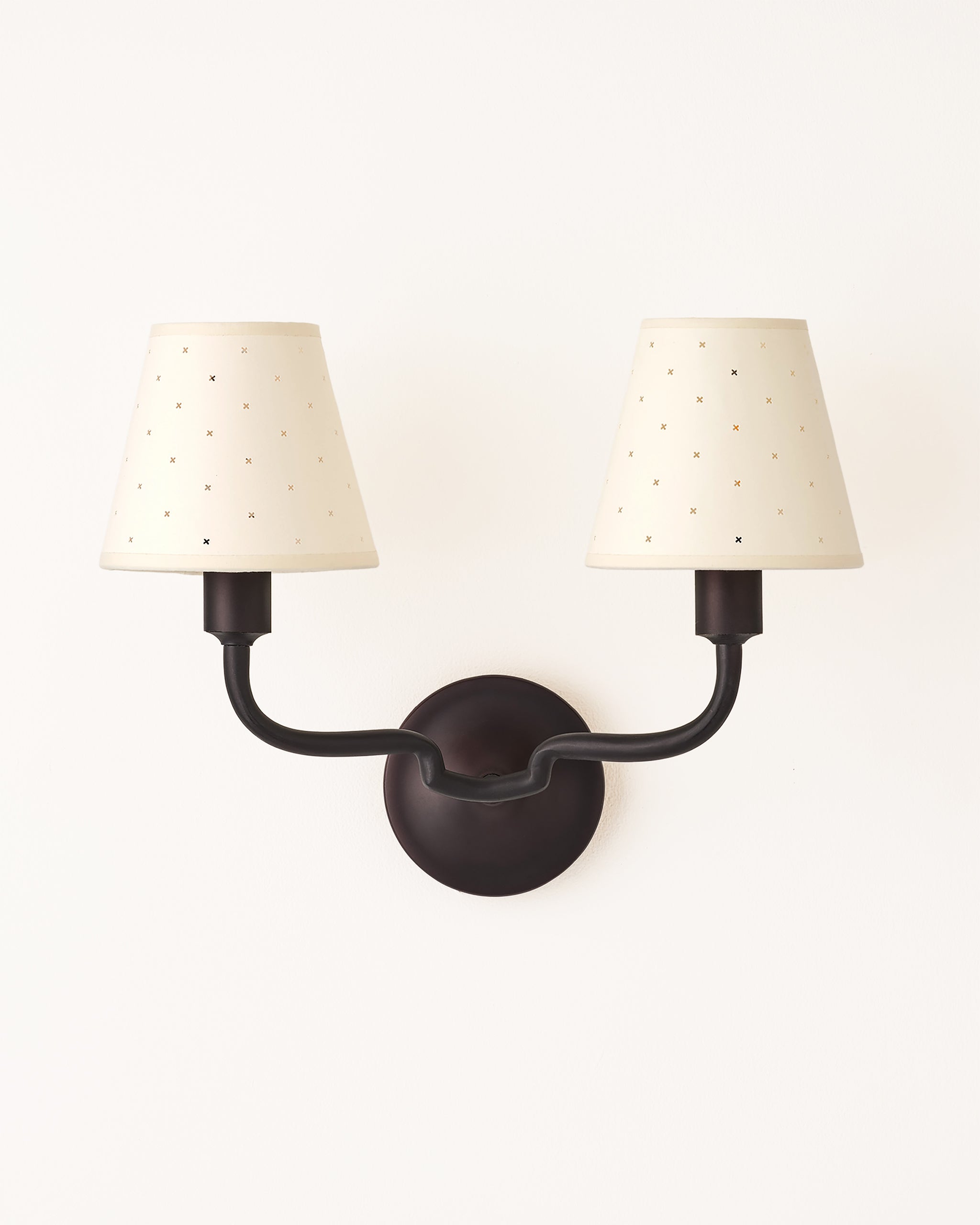 Double Wall Light, Matt Black
