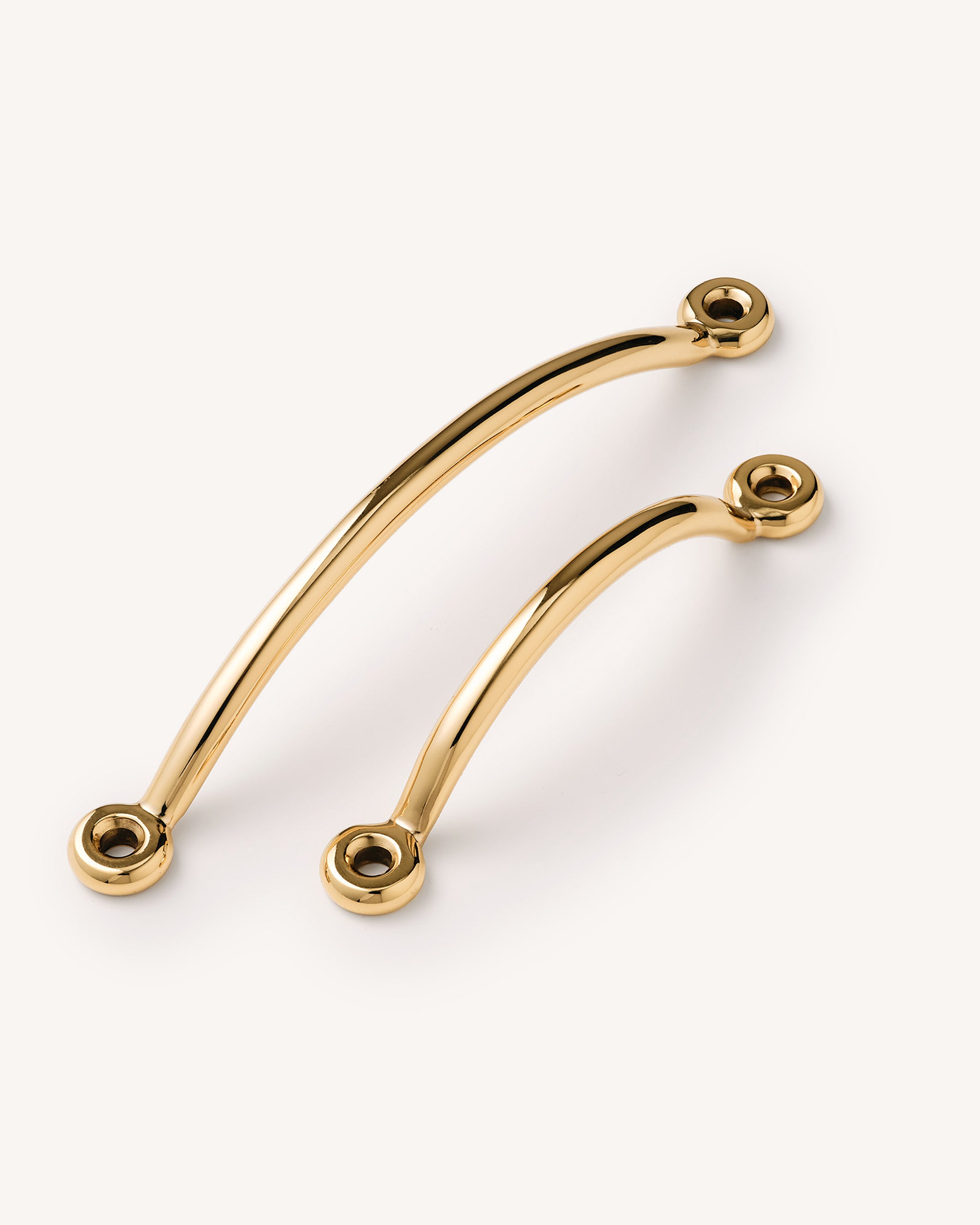 Tay Handle, Polished Brass