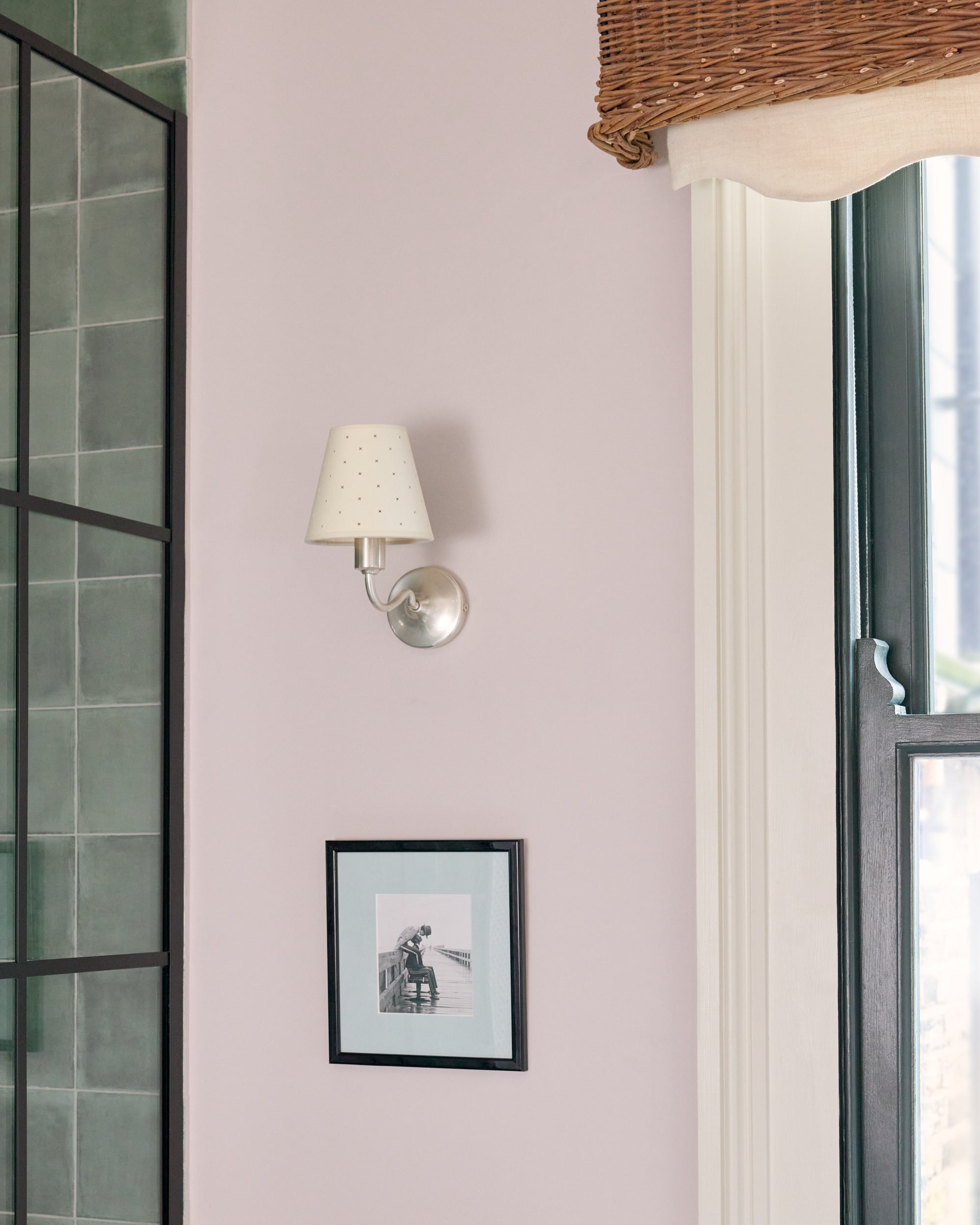 Wall Light, Brushed Silver