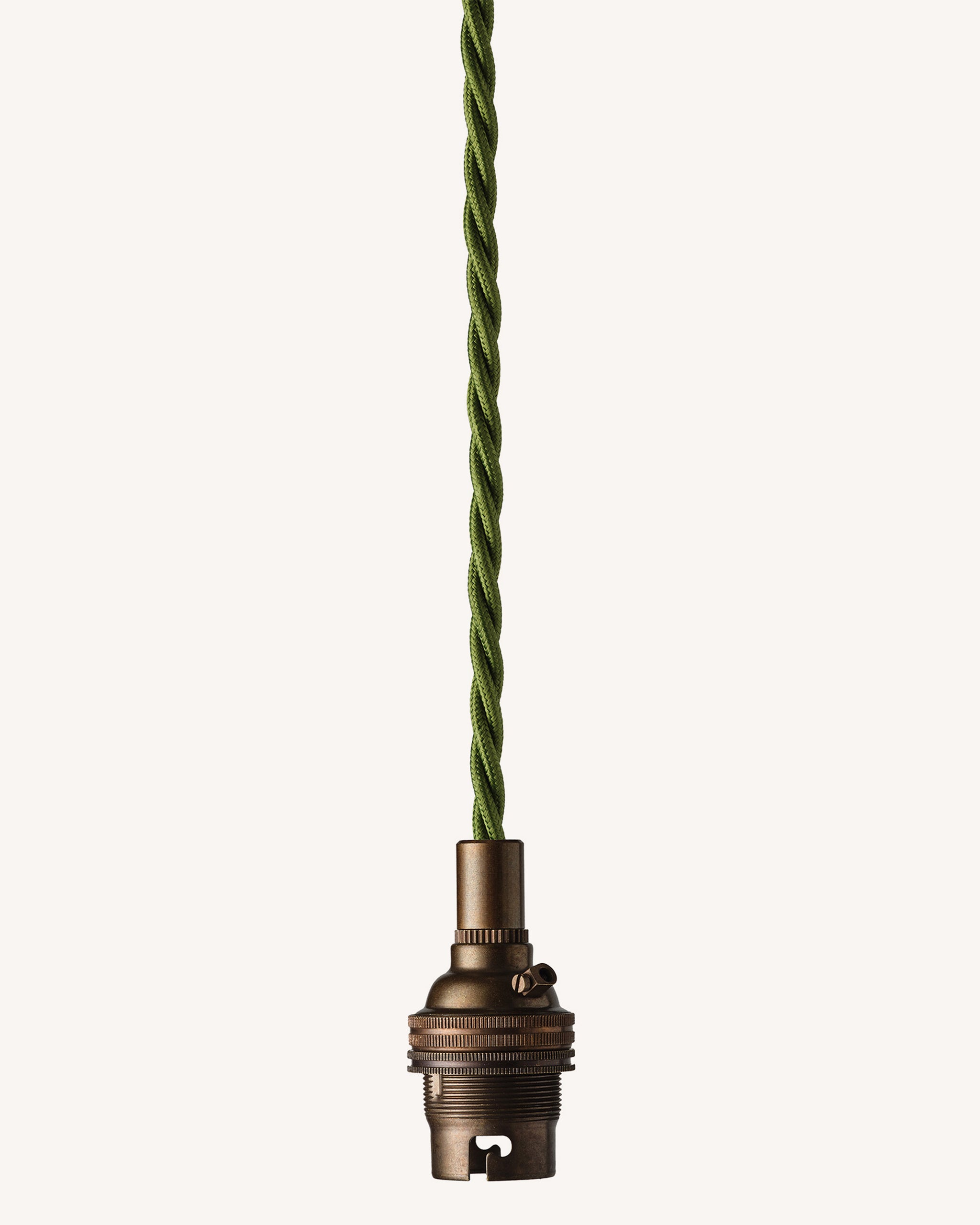 Bulb Holder and Flex, Blackened
