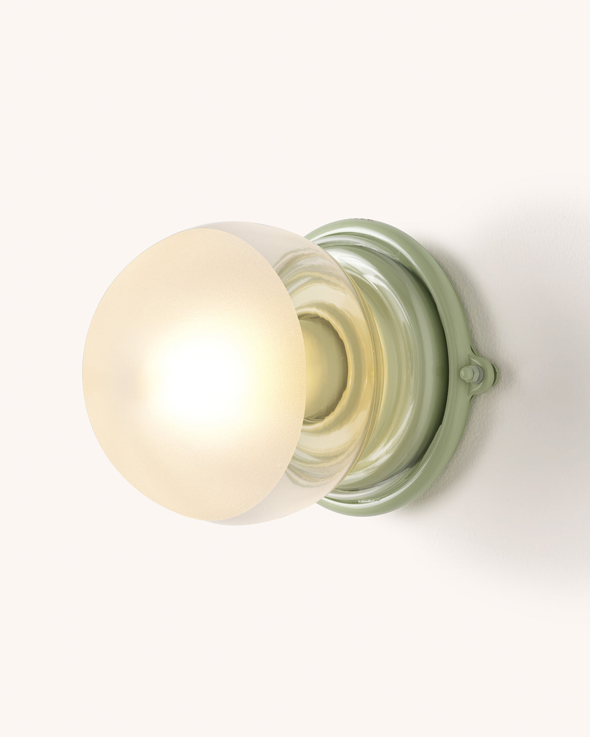 Metro Flush Light, Pistachio