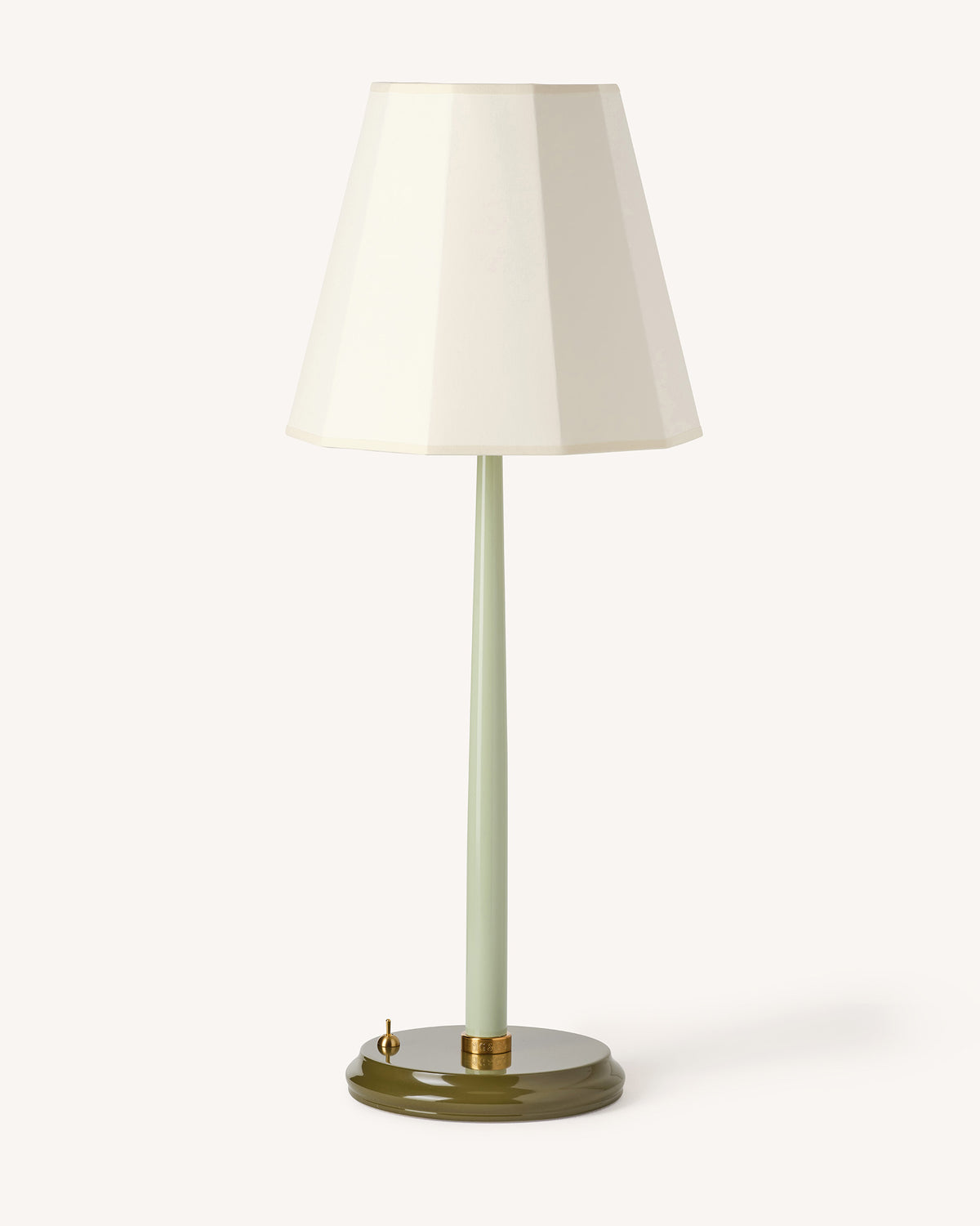 Mill Table Lamp Base, Olive