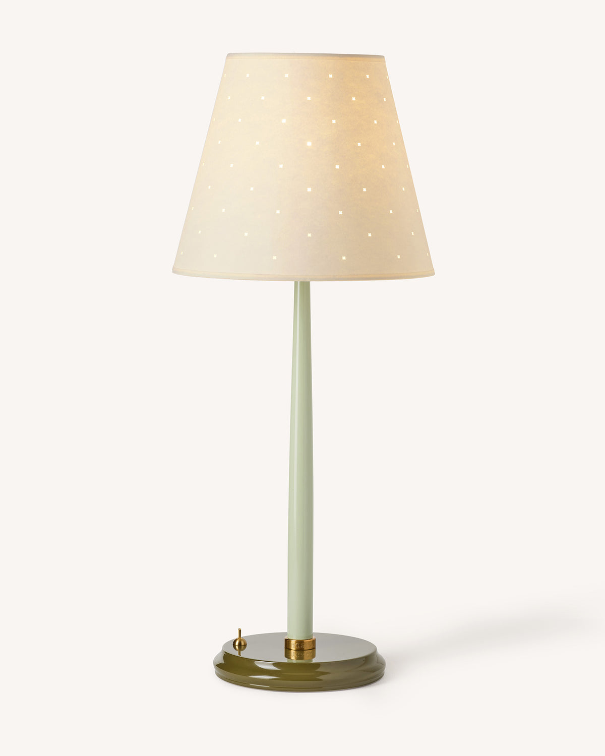 Mill Table Lamp Base, Olive