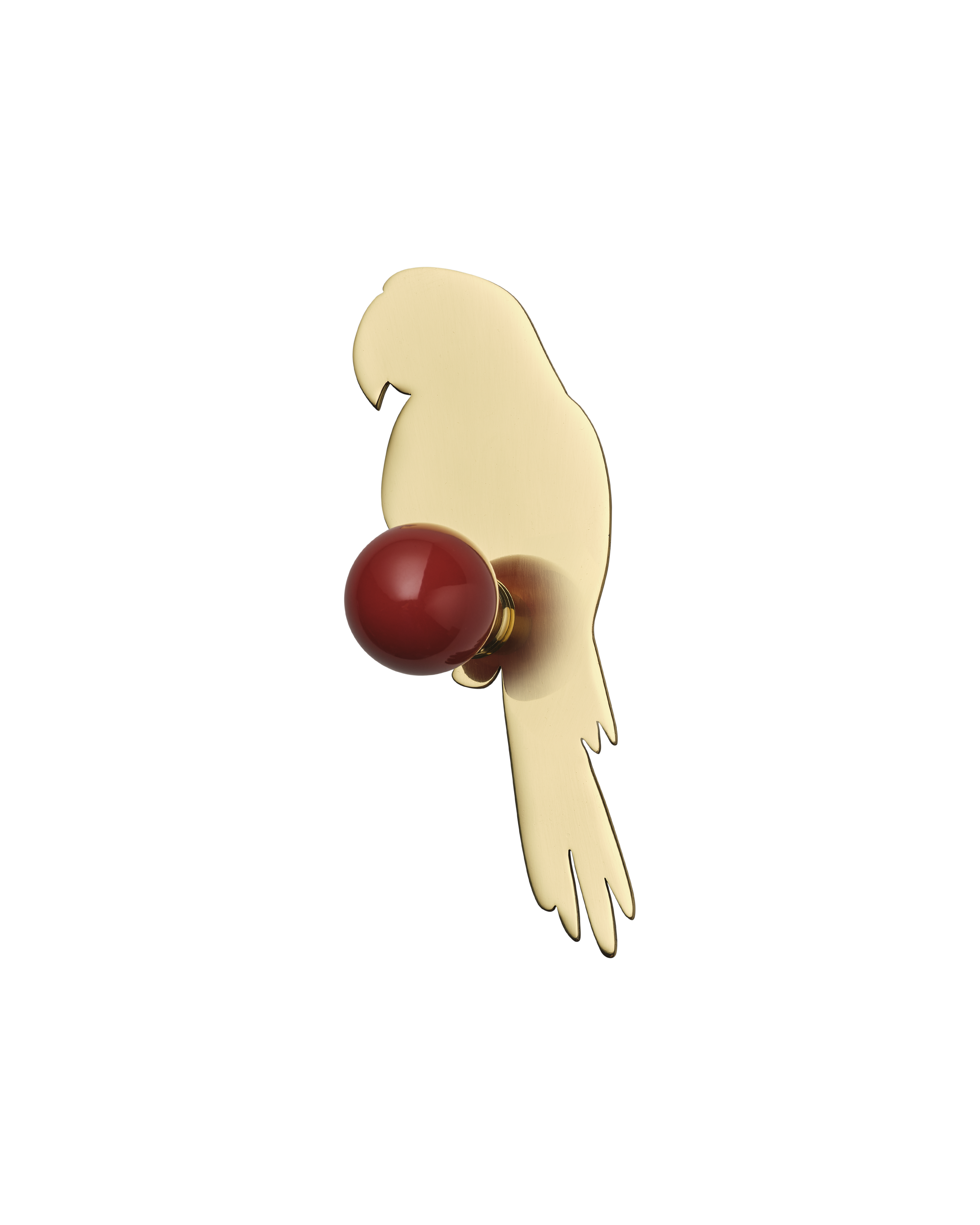 Parrot Backplate, Polished Brass