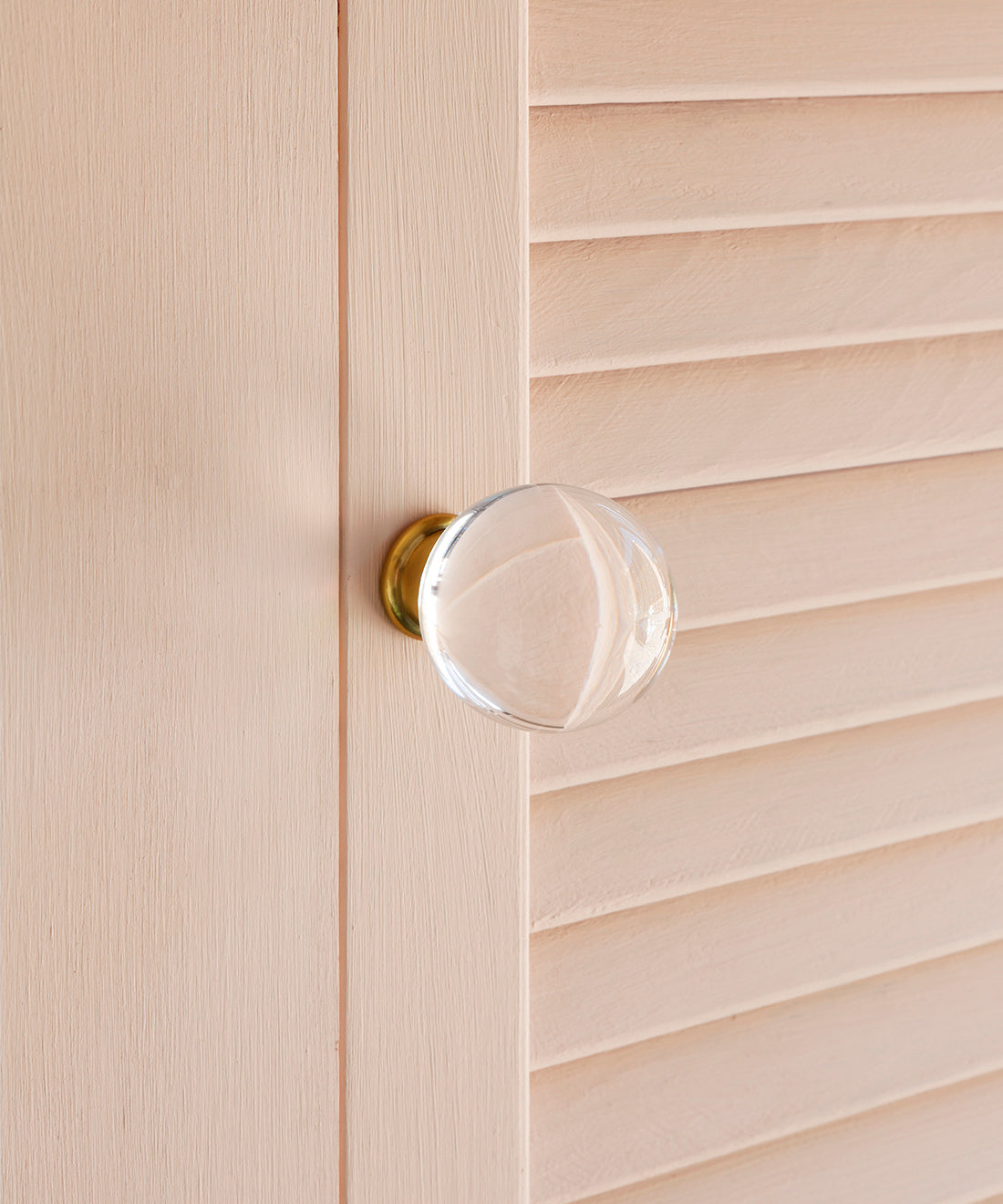 Clear Brass Knob