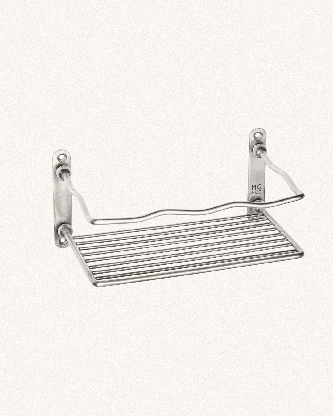 Wave Shower Caddy Shelf, Nickel