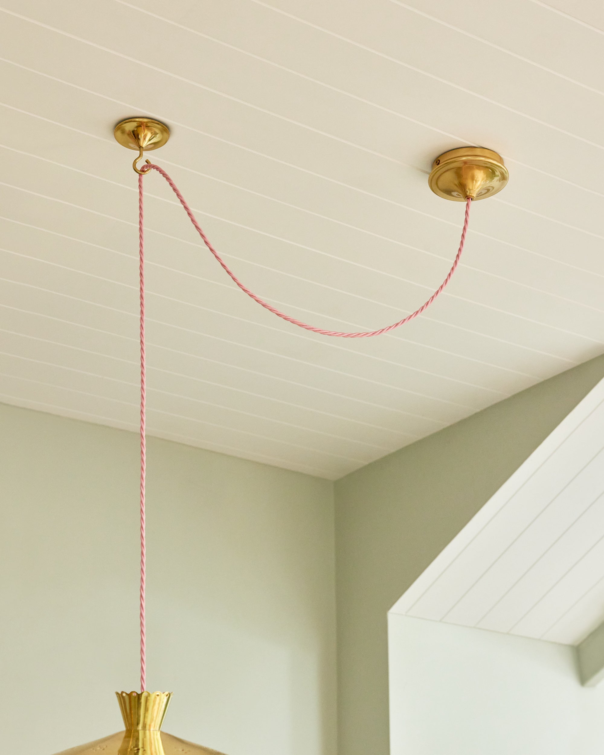 Ceiling Hook, Aged Brass