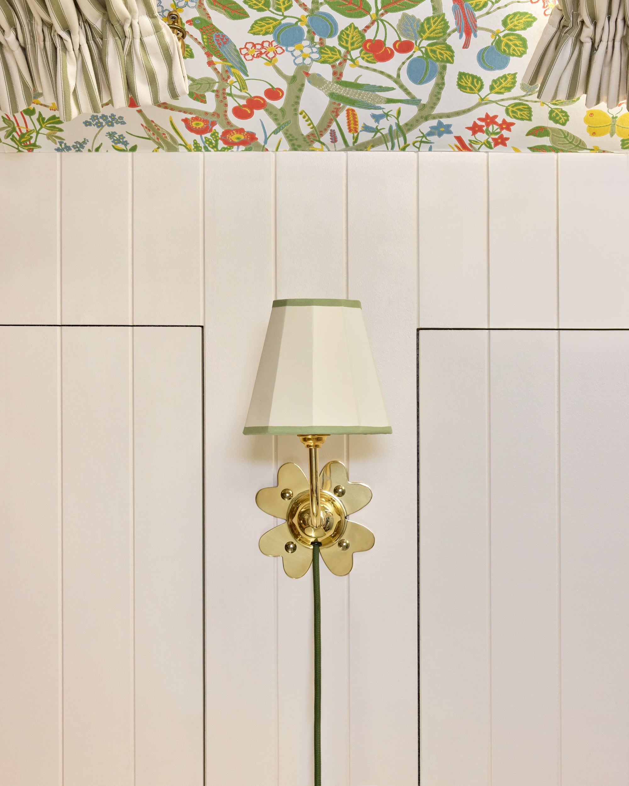 Facetted Lampshade, Pistachio, Mini