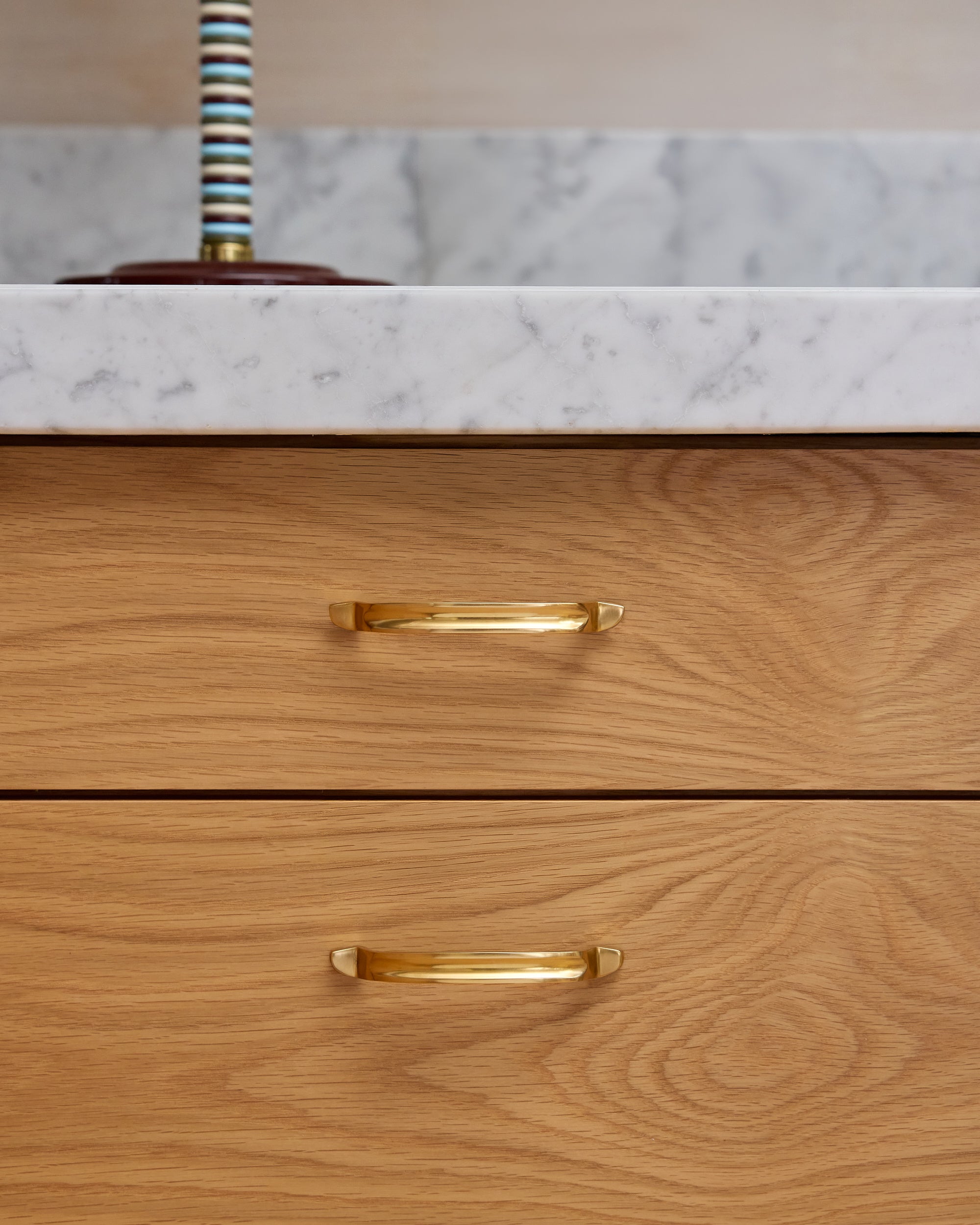 Ray Handle, Aged Brass