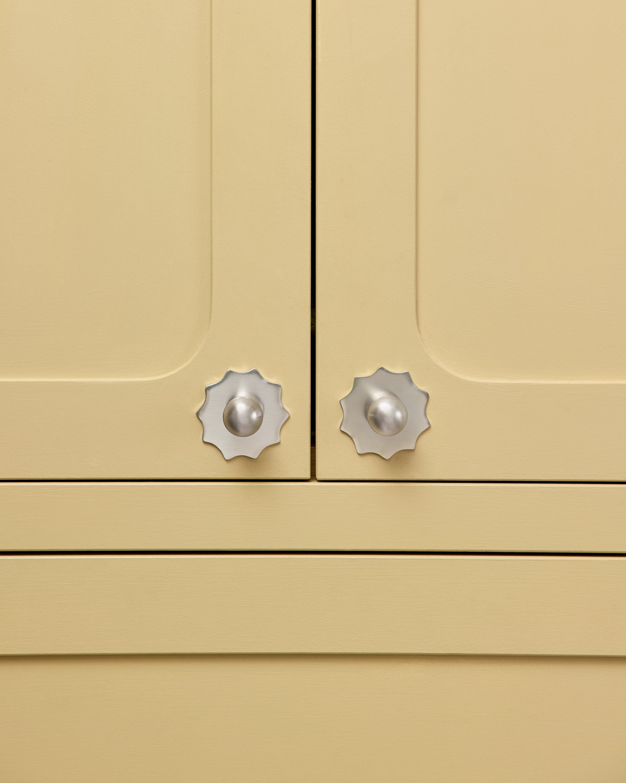 Large Wave Backplate, Polished Nickel