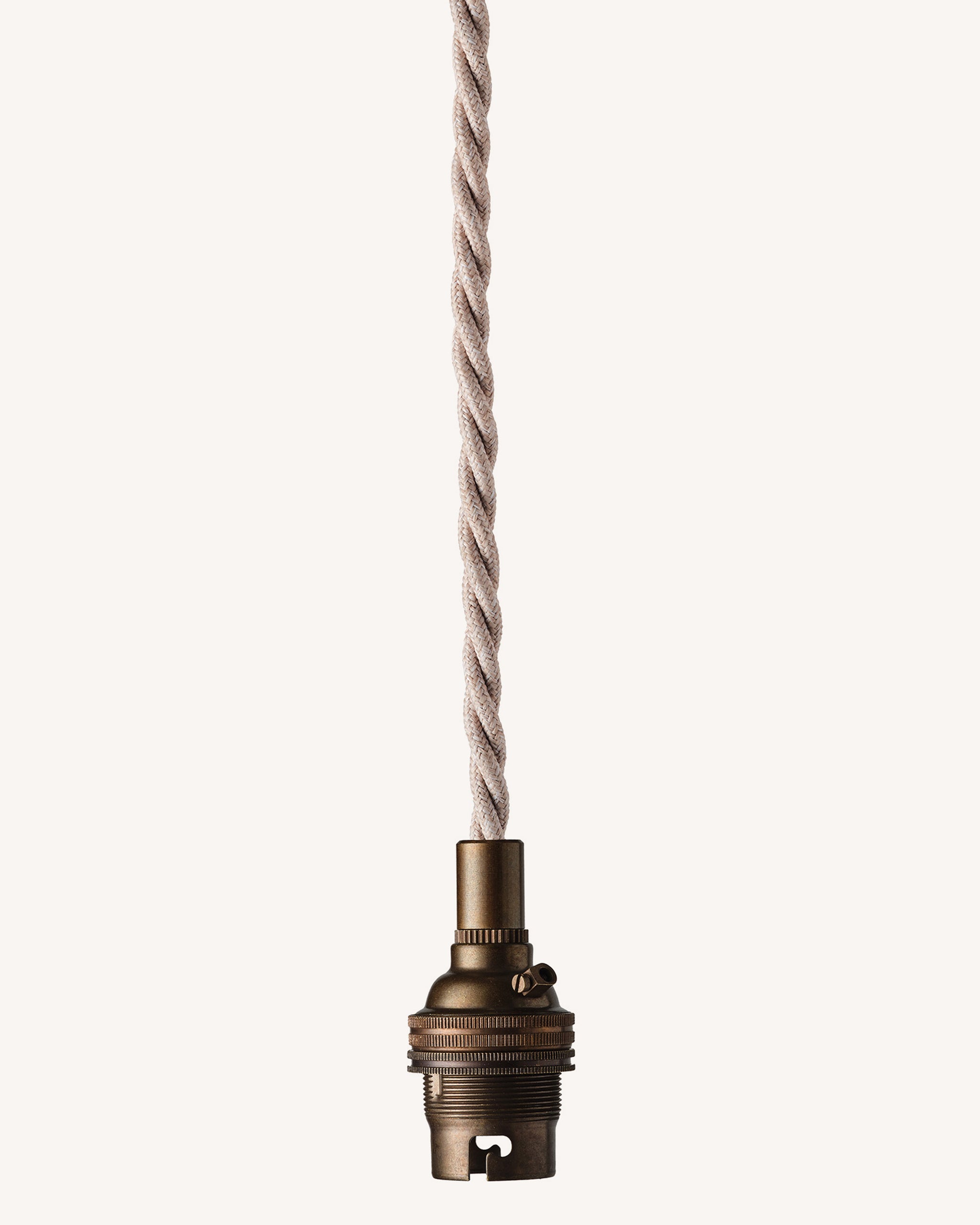 Bulb Holder and Flex, Blackened