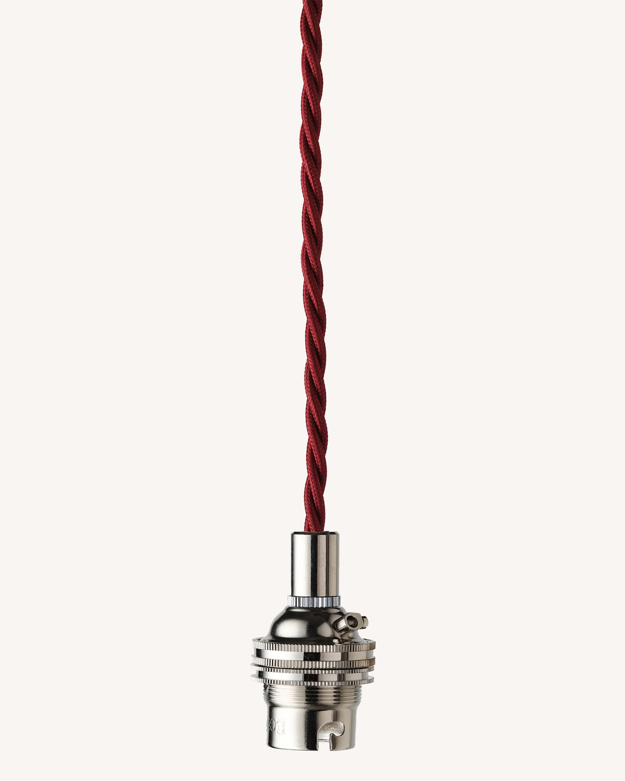 Bulb Holder and Flex, Nickel
