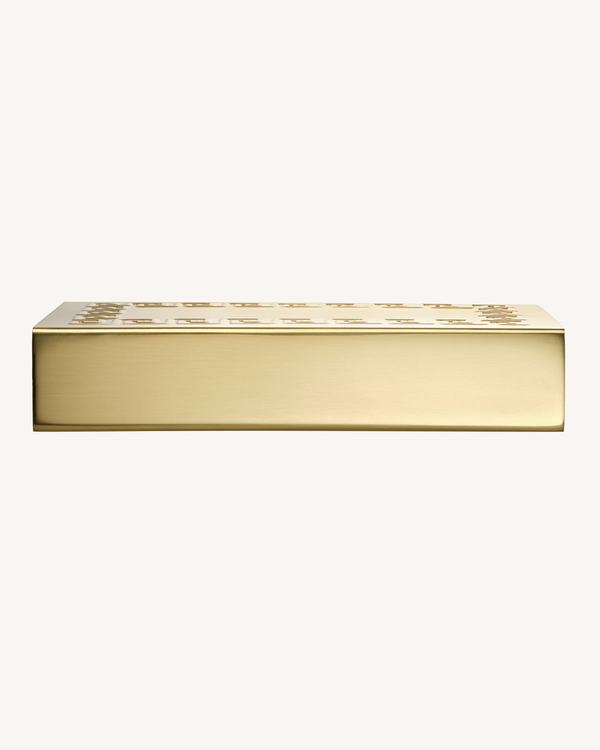 Brass wave matchbox sleeve engraving preview