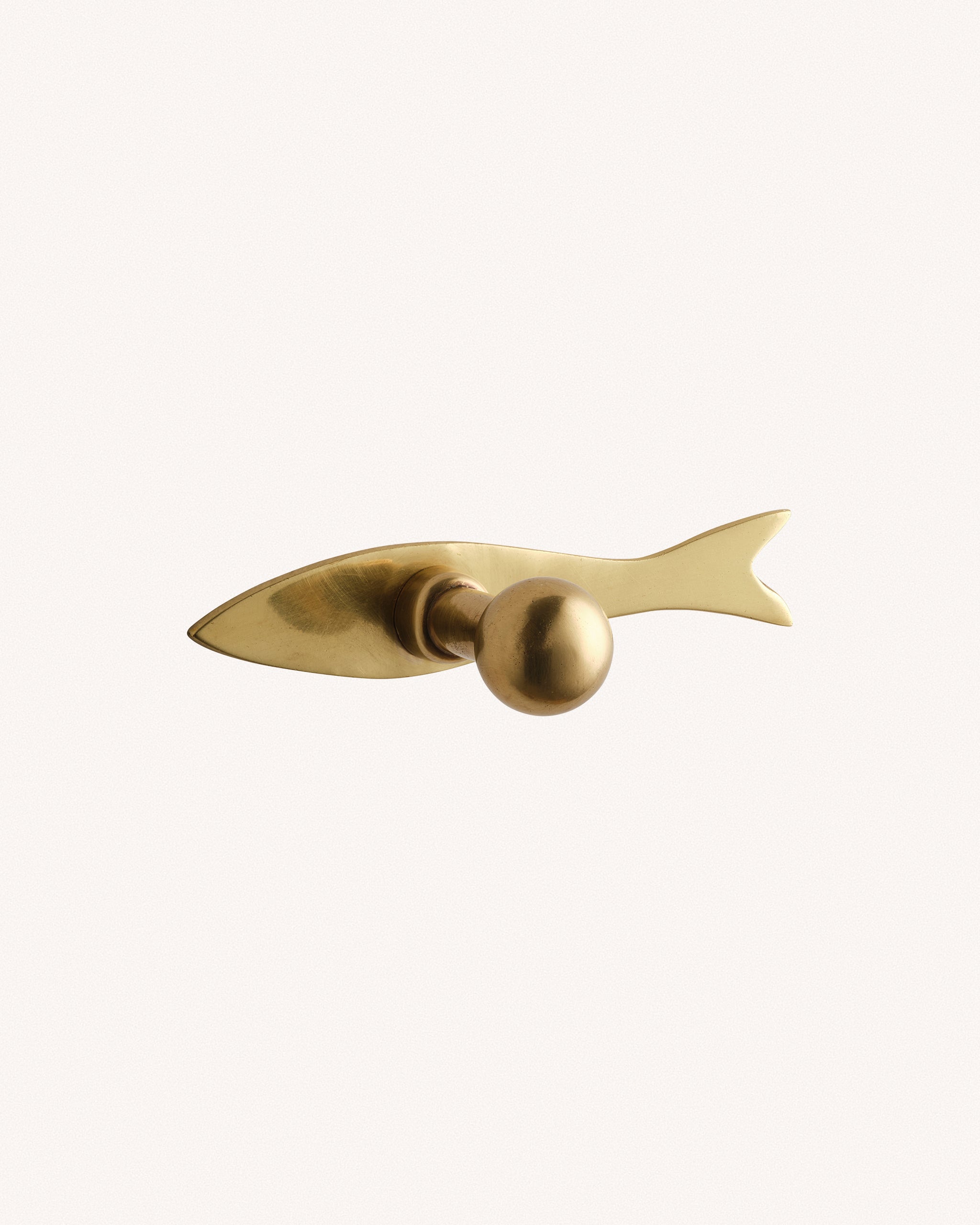 Fish Hook, Aged Brass