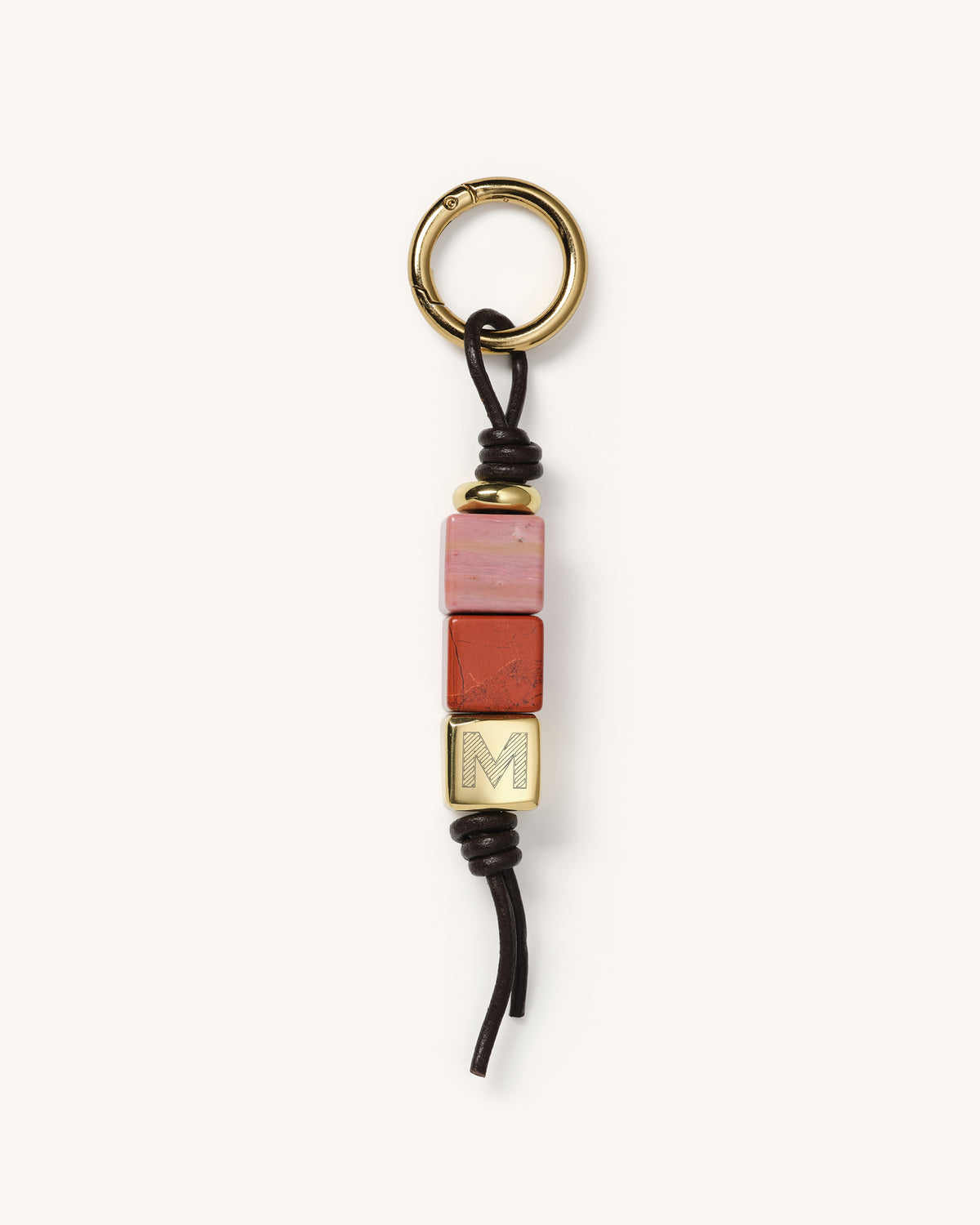 Jewel Keyring, Red Jasper