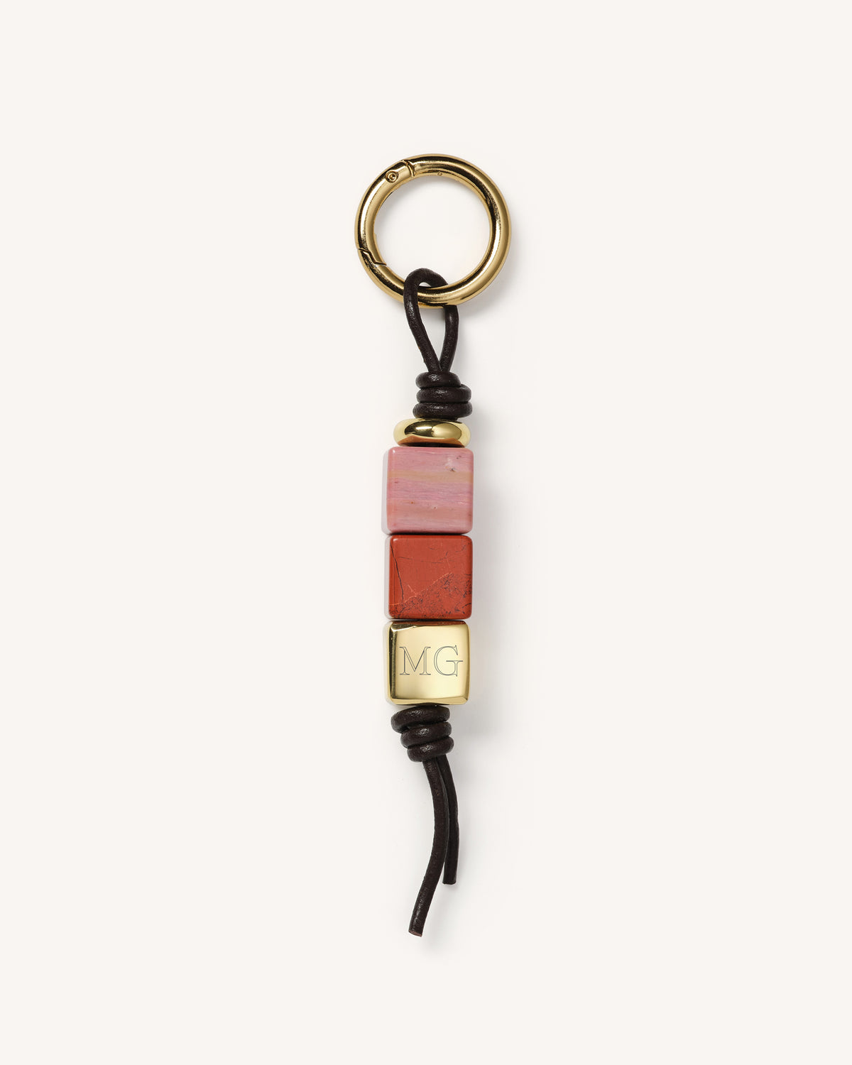 Jewel Keyring, Red Jasper