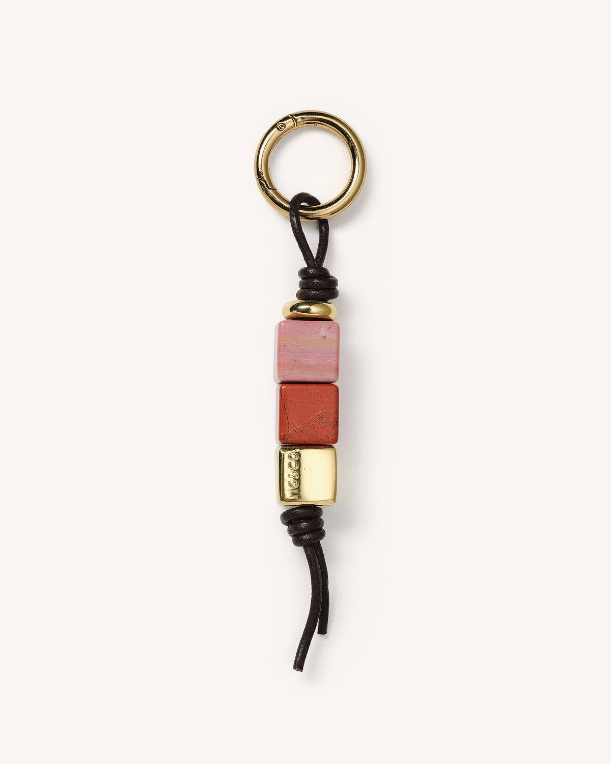 Jewel Keyring, Red Jasper