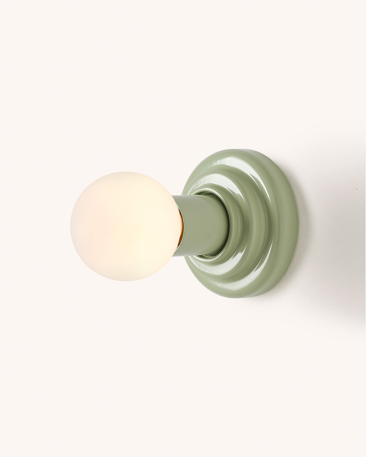 Metro Flush Light, Pistachio