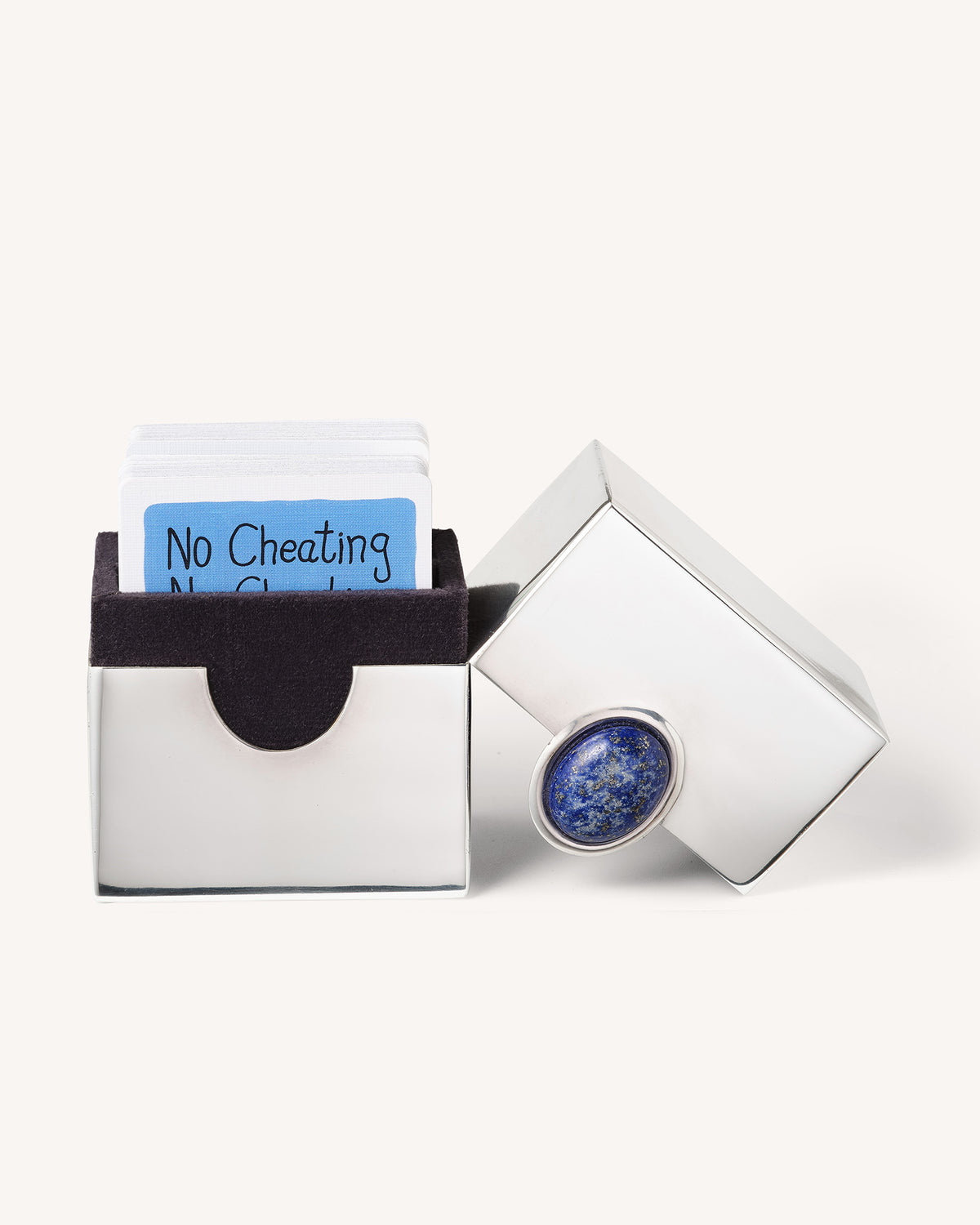 Jewel Playing Cards Box, Lapis