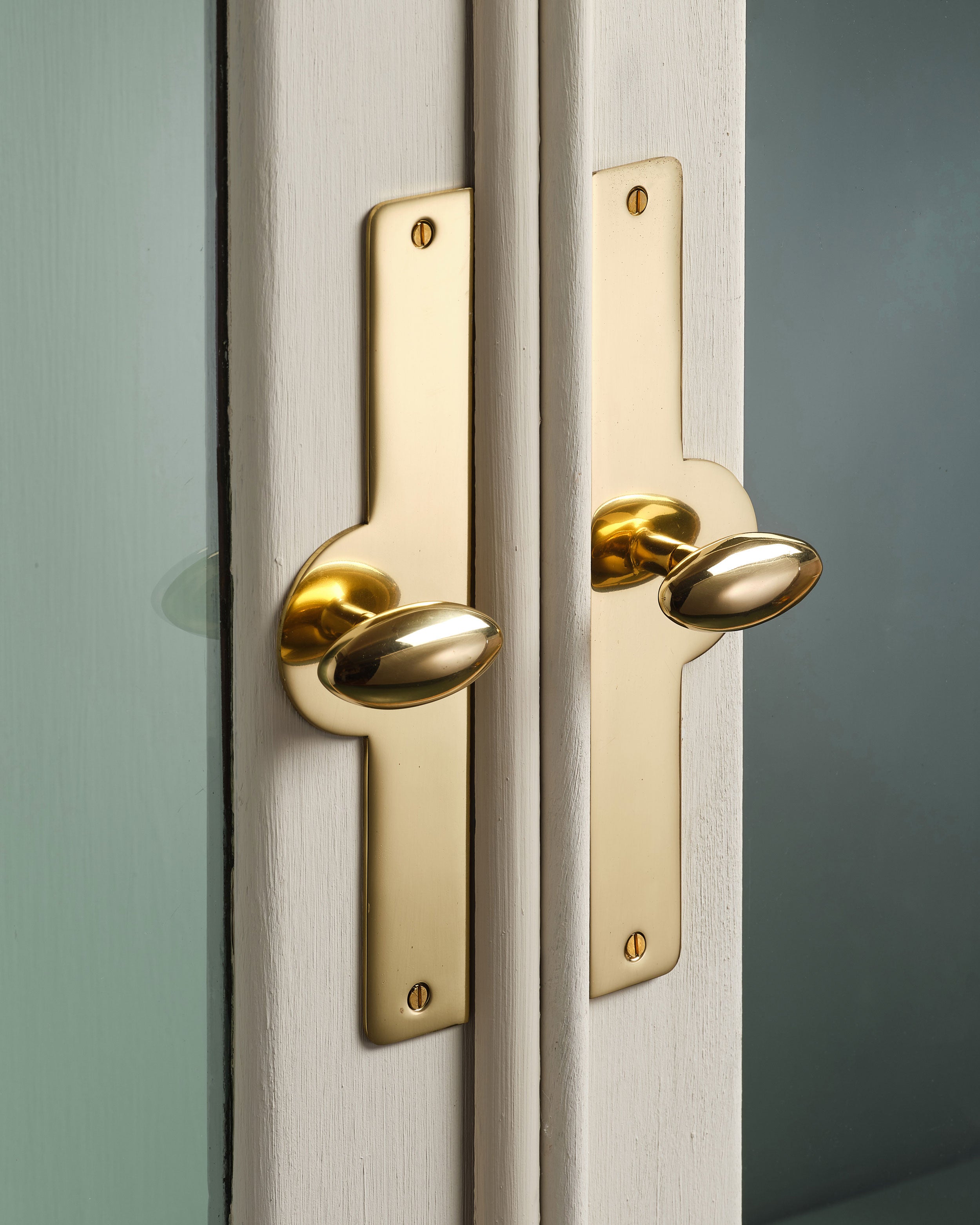 Polished Brass Oval Knob